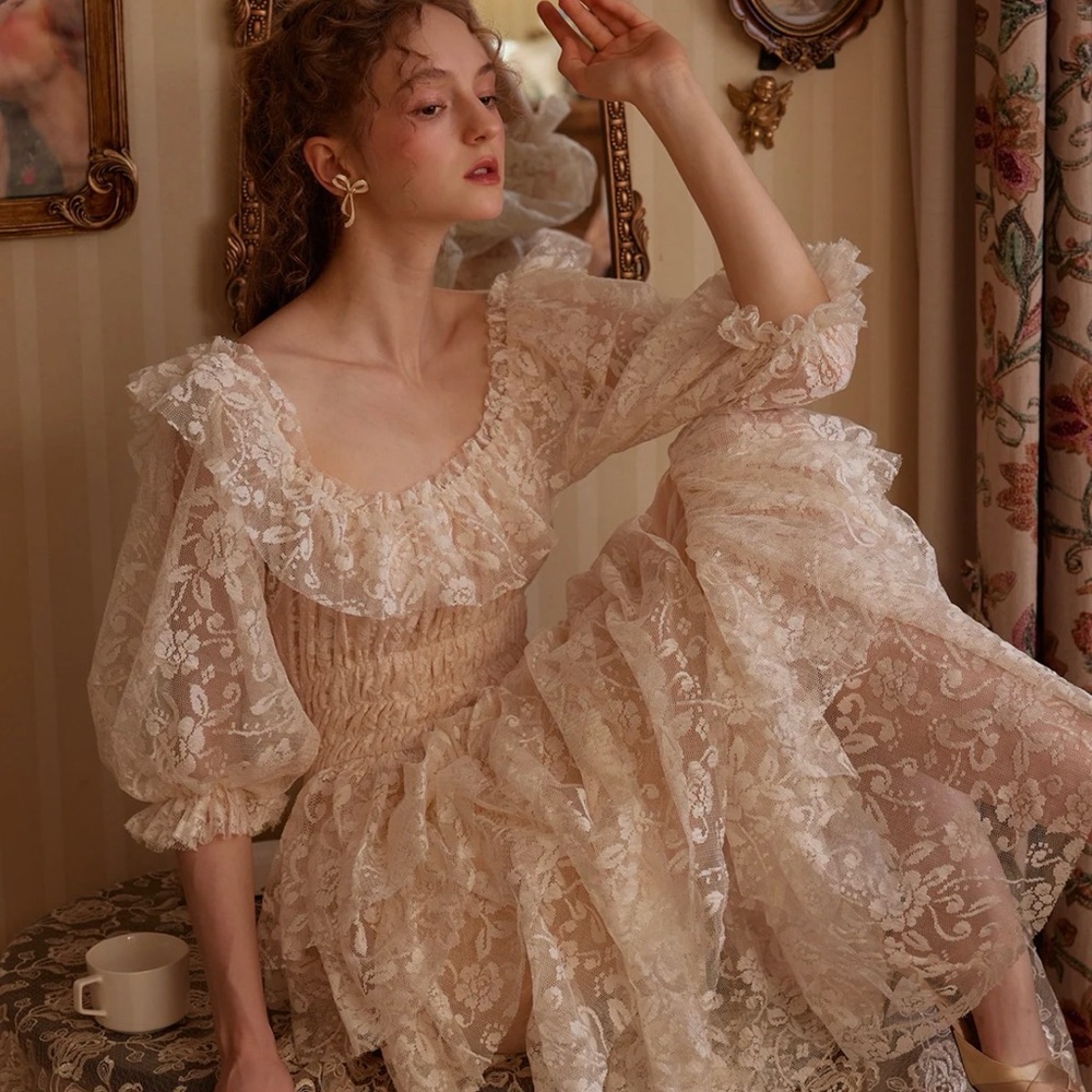 LaceMade Elegant Lace Dress